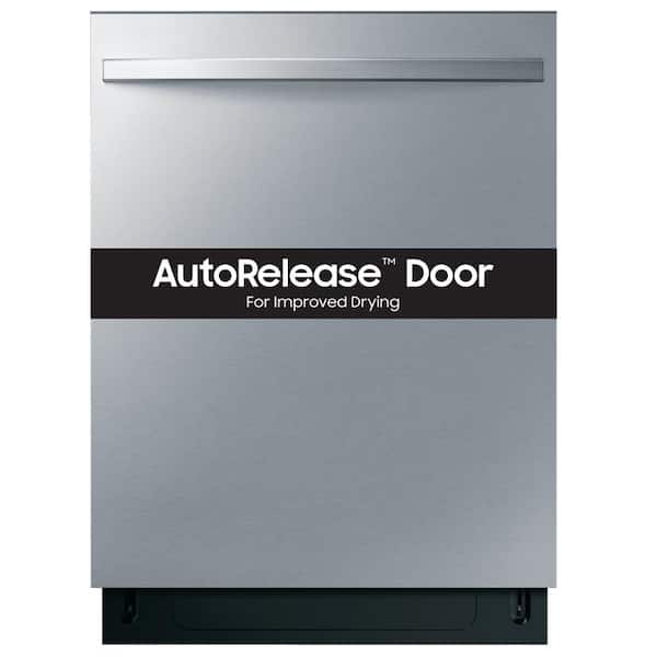 Samsung 24 in. Top Control Dishwasher with Third Rack in Fingerprint Resistant Stainless Steel – view 1
