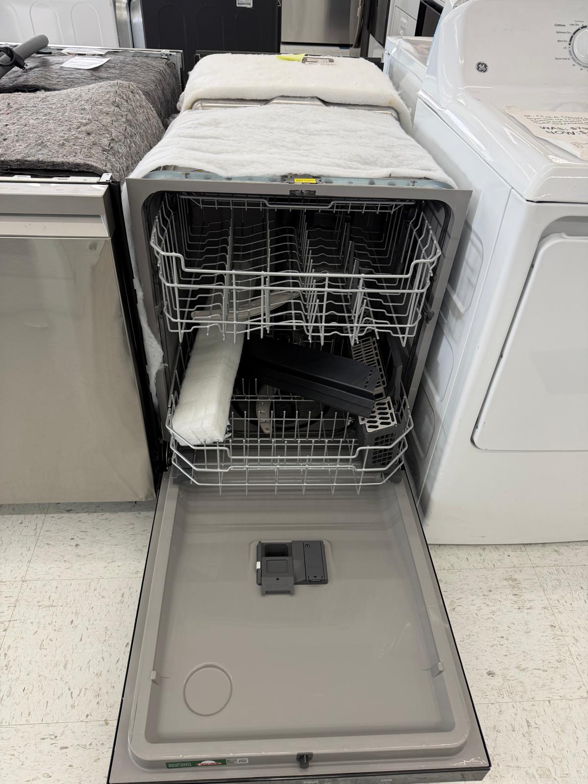 GE ENERGY STAR Top Control Dishwasher with Sanitize Cycle & Dry Boost in Black